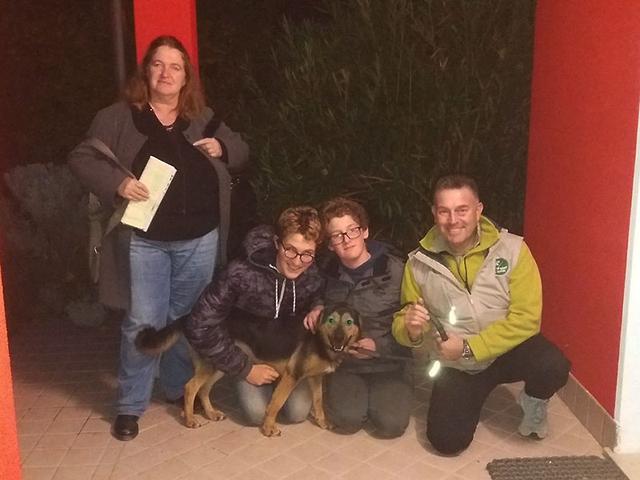Roland con la sua nuova famiglia